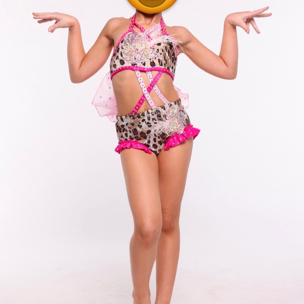 Pink and leopard costume